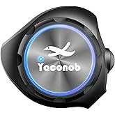 Yaconob Y3 Helmet Bluetooth Headset (More Suitable for Couples), Auto Answer Phone, Intercom, Music, Intercom, Active Noise Cancellation, Waterproof (1 Pack)