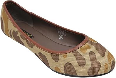 women's camouflage flats