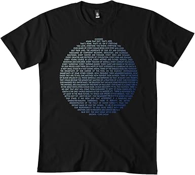 Pale blue dot t shirt Clearance