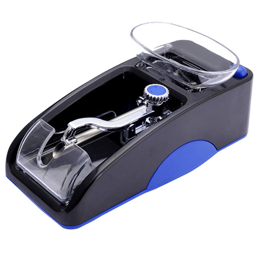 Electric Automatic Cigarette Rolling Machine Mini Tobacco Maker Electric Cigarette Maker (Blue 2)