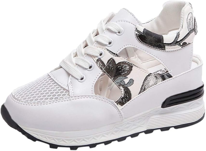 Women's Casual Fashion Sports Shoes Breathable High Heels Casual Shoes