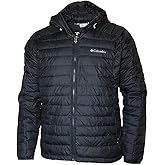 Columbia Men's White Out II Insulated Omni Heat Hooded Jacket (Black, Small)