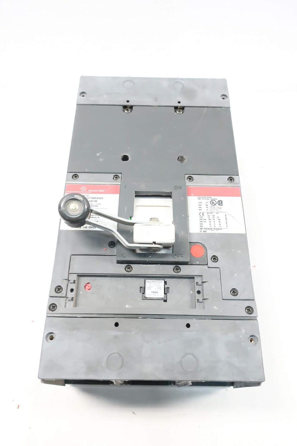 GE SKLA36AT1200 Spectra RMS Molded CASE Circuit Breaker 3P 1000A 600V