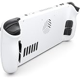 JSAUX Back Plate Vents Version Compatible with Steam Deck LCD, DIY Replacement Full Shell Case Compatible with Steam Deck LCD [White]