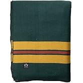 Arcturus Rainier Wool Blanket - 4.5lbs Warm, Heavy, Washable, Large | Great for Camping, Outdoors, Survival & Emergency Kits (Fort Vancouver)