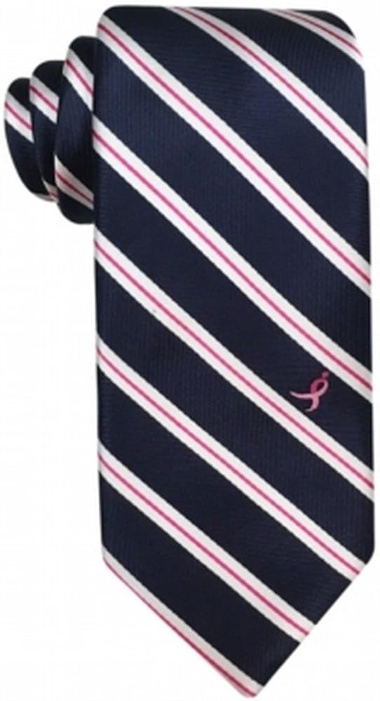 Susan G Komen Mens Striped Tie