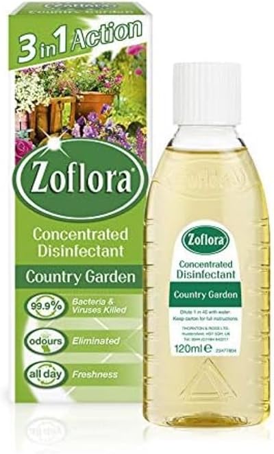 Zoflora Multipurpose Concentrated Antibacterial Disinfectant 120ml Country