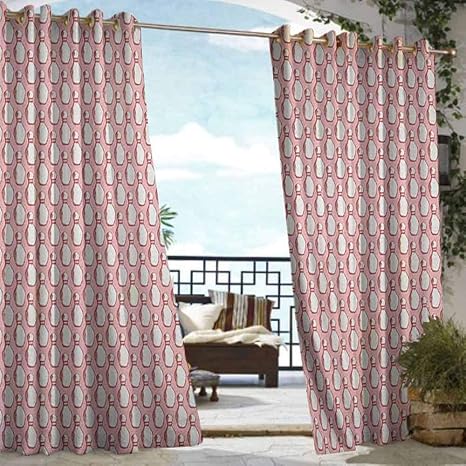 Amazon Com Andrea Sam Outdoor Balcony Privacy Curtain Bowling