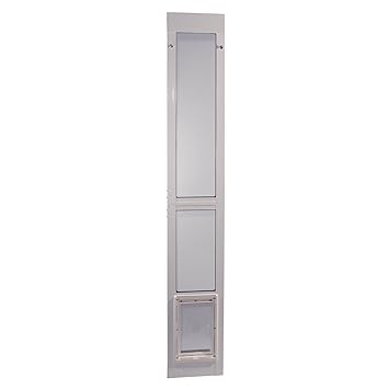 Ideal Pet Products Aluminum Modular Patio Pet Door White Medium