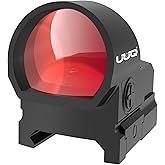 UUQ EagleC28 Shake Awake Red Dot Sight Compatible with RMR Footprint and Picatinny Mount Include Universal Plate-2moa,1x26mm 