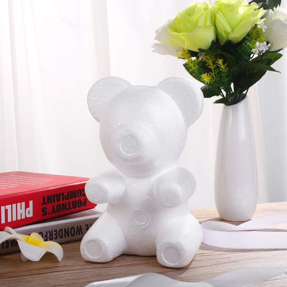3pcs Foam Polystyrene Bear Mould for Diy Crafts Flower Arranging Party Decoration Height Base for Creative Projects - Image 5