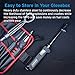 Etekcity Digital Tire Pressure Gauge 230 PSI RV Heavy Duty Dual Head Air Chuck for Truck Car, Stainless Steel Made with 4 Setting, Backlit LCD and Flashlight, 2-Year Warranty, Black Sliver