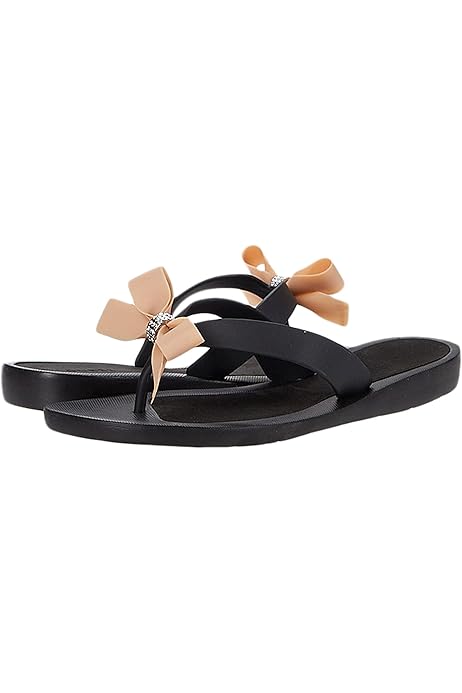 guess rose gold flip flops