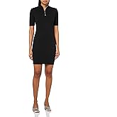 HUGO Women's Nasiia Mockneck Rib Dress