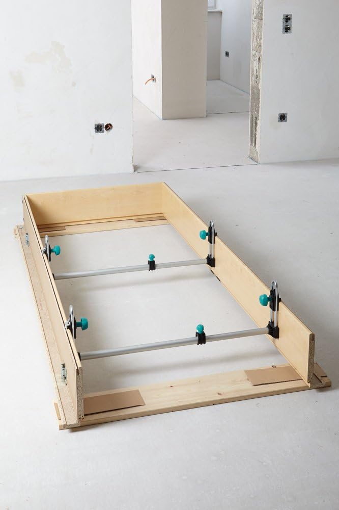 wolfcraft "Easy" Door Frame Jig I 3675000 I The Clever Helper for Fitting Doors, Turquoise, 610/735/860/985 mm - Image 4