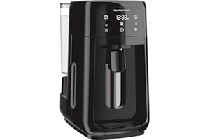 Hamilton Beach One Press Programmable Dispensing Drip Coffee Maker with 12 Cup Internal Brew Pot, Removable Water Reservoir, Black Next Gen (47600)