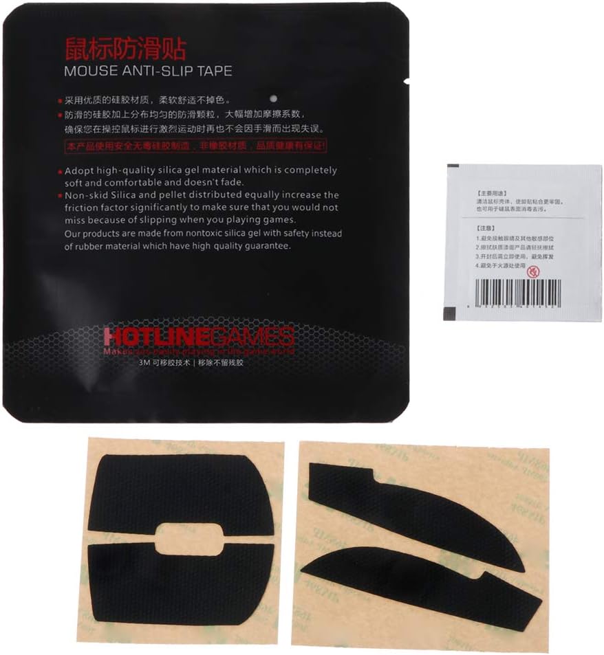 KANGneei Original Hotline Games Mouse Skates Side Stickers Sweat Resistant Pads Anti-Slip Tape for Logitech G Pro Wireless Mouse