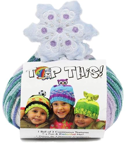 Kit De Tricot DMC Top This - Grenouille Verte Phosphorescente - Pour Chapeau, Motif Intérieur - Neuf