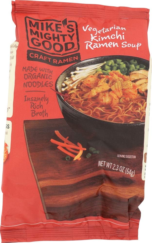 Mike's Mighty Good (NOT A CASE) Kimchi Vegan Ramen Soup