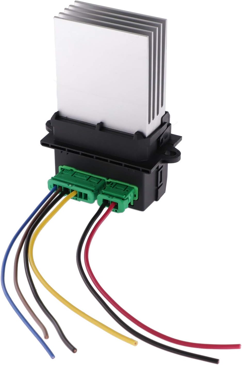 KAOLALI 7701048390 7701207718 6441L2 Resistencia del Ventilador, Calentador Motor Resistencia de Soplador de Aire Acondicionado Compatible para Citroen Renault Megane Scenic Clio Peugeot 207 607