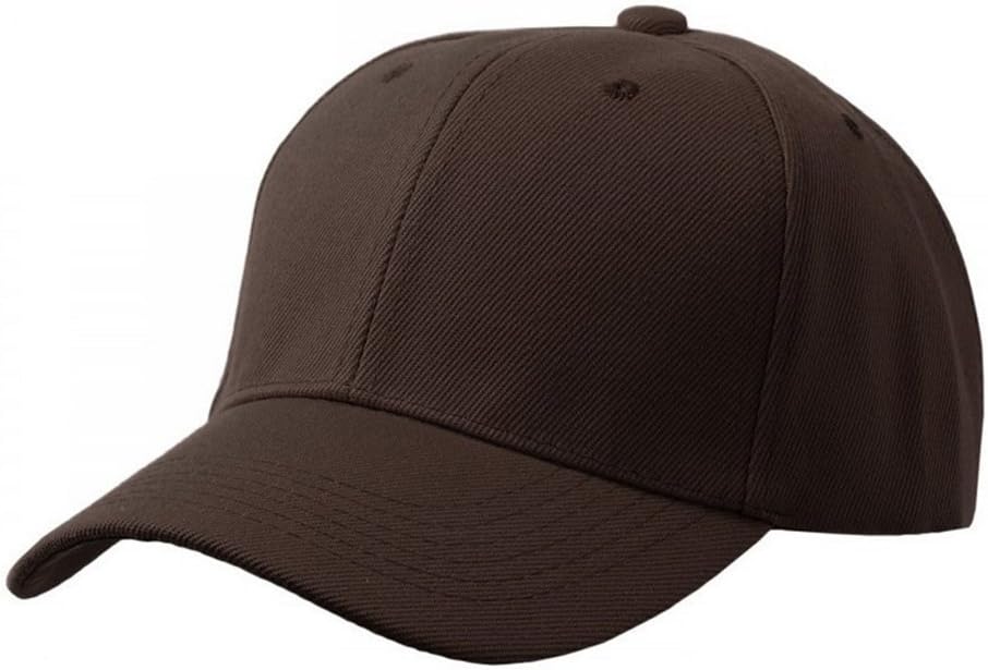 QML ( SPECIAL ) CLOSED CLOSURE Plain Baseball Hats ( 11 colors, 10 sizes ) ) (7 5/8, DARK BROWN)