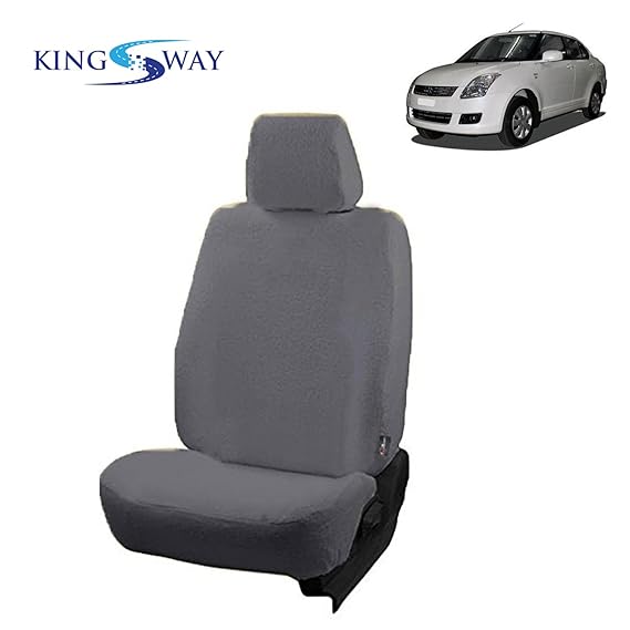 Kingsway kkmtwlscgry00014 Fabric Seat Covers for Maruti Suzuki Swift