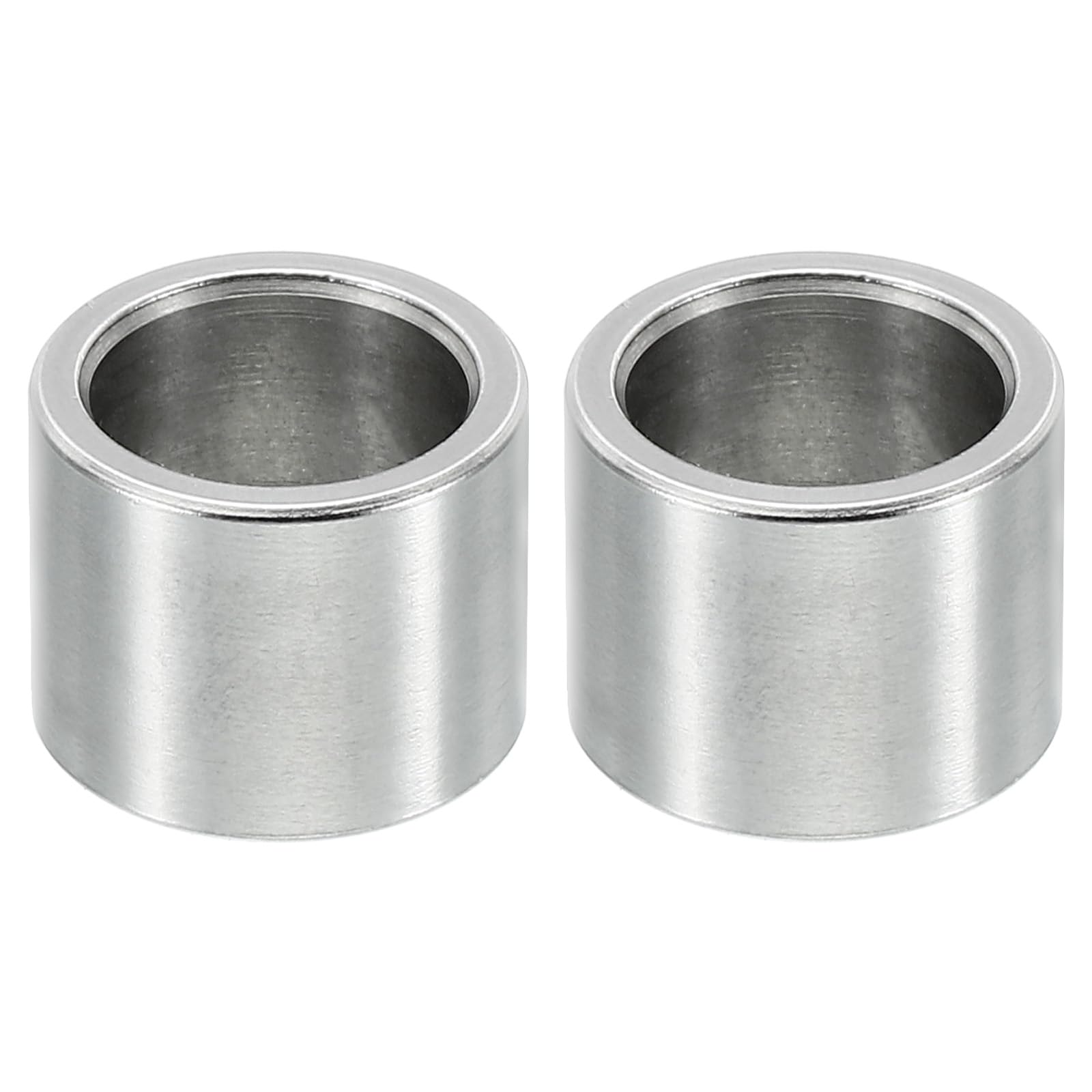 PATIKIL M12 Stainless Steel Spacers, 2 Pcs Metal Spacer Stainless Steel 12.2mm ID x 16mm OD x 12mm L Spacers Screw Standoff for 1/2" or M12 Screw