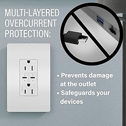 Legrand adorne 20A Tamper-Resistant Ultra-Fast Plus