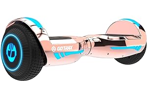 Gotrax Hoverboard with 6.5" LED Wheels & Headlight, Max 4/5/6Miles Range, 6.2mph Power by Dual 200W Motor, UL2272 Certified and 50.4Wh/65.52Wh/93.6Wh Battery Self Balancing Scooters for 44-176lbs Kids