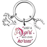 UYBEPU Horse Gifts For Women Girls Horse Keychain for Horses Lovers Unique Horses Stuff Jewelry Best Birthday Christmas Gift Ideas Western Keychain