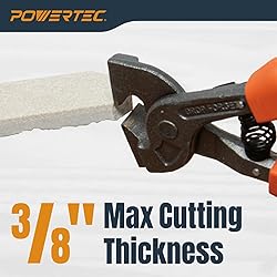 POWERTEC 8 inch Tile Nippers with Ergonomic