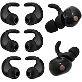 Silicone Anti-Slip Ear Hooks for Sony WF-1000XM5, Replacement Earbuds Tips | Soft Secure Fit, Noise Isolating Replacement Ear Accessories for Sony WF-1000XM5/XM4/XM3 Earbuds