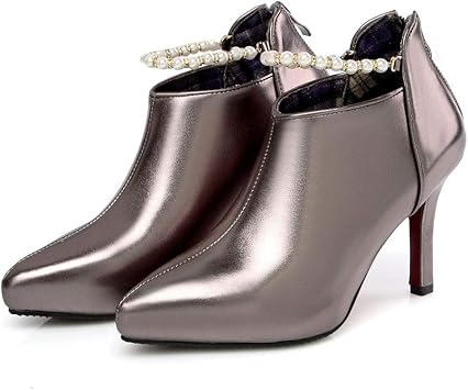 high heel martin boots