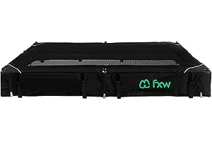 (Not Suitable for Other Brands) FXW Exclusive Mesh Top Cover, Only Fits FXW Rollick/Homeplus 27.3" W x 32" H/40 H/45 H 8-Panel Playpen (Playpen not Included), Square│Patent Pending