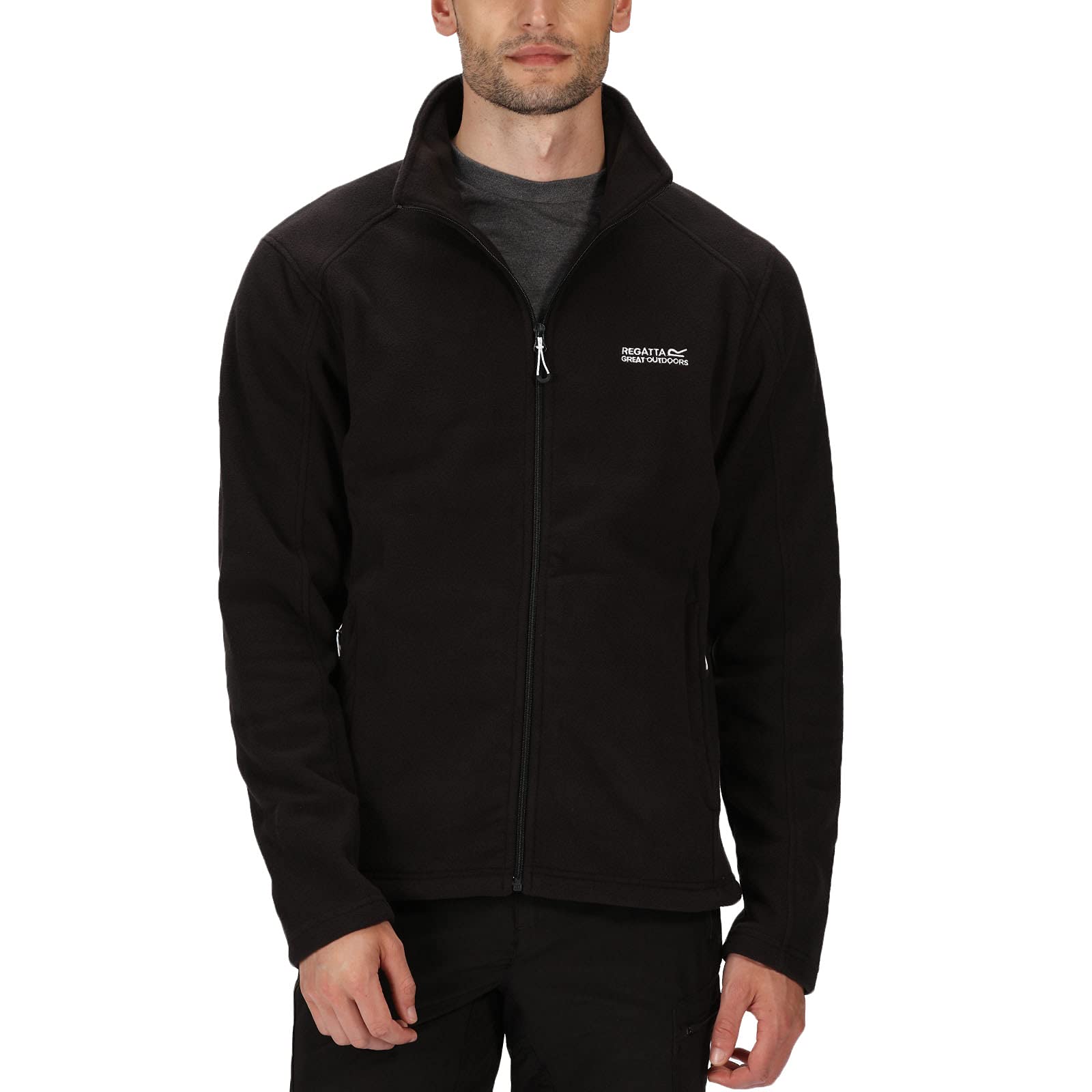 Regatta Hedman II Men's Outdoor Fleece Jacket available in Black or Black X-Large