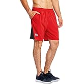 baleaf Men's 7" Running Shorts with Mesh Liner Zipper Pocket for Athletic Workout Gym
