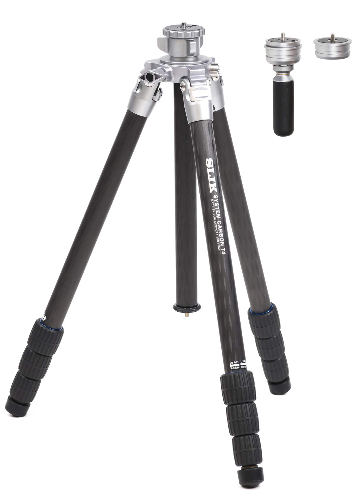 SLIK カーボン三脚 システムカーボン 74 WOH 4段 ナットロック式 アクセサリーポート装備 109304商品画像