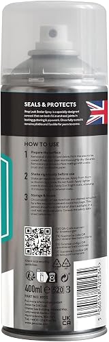 JENOLITE Stop Leak Sealer Spray White 400ml Gutter & Roof Sealant view 8