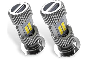 VEHICODE P15D H6M LED Headlight Bulbs Replacement for Yamaha YFZ YFM 350 400 450 660 700 Raptor Grizzly Kodiak Rhino Kawasaki