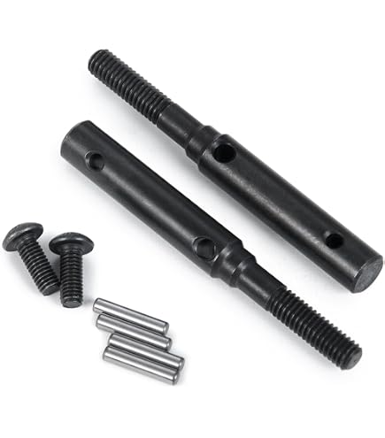 Hot Racing +10mm Portal Drive Stub Axles For Traxxas TRX-4 - S2 Spring Steel