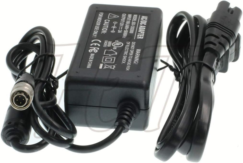 Hirose 4 Pin AC DC Power Supply Adapter for Sound Devices 702T 688 552 Zoom F4 F8 Recorder ZAXCOM MixPre Series