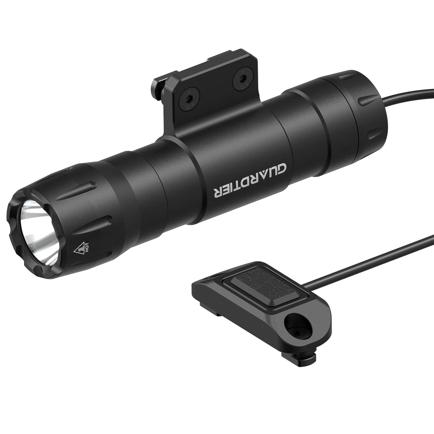 Photo 1 of Guardtier M105 3000 Lumens Mlok Weapon Light, Rechargeable Rifle Rail Flashlight with Pressure Switch, Mounting Plate Included