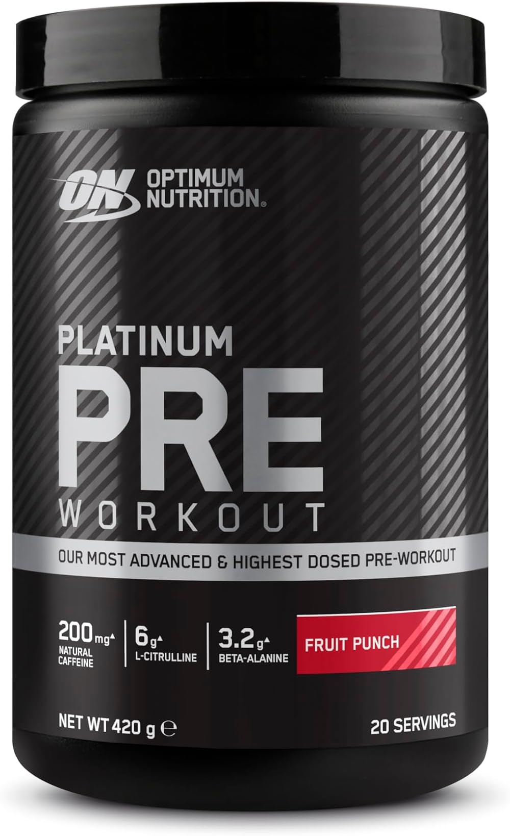 Optimum Nutrition Platinum Pre Workout Advanced Fruit Punch 420 g 20 Servings