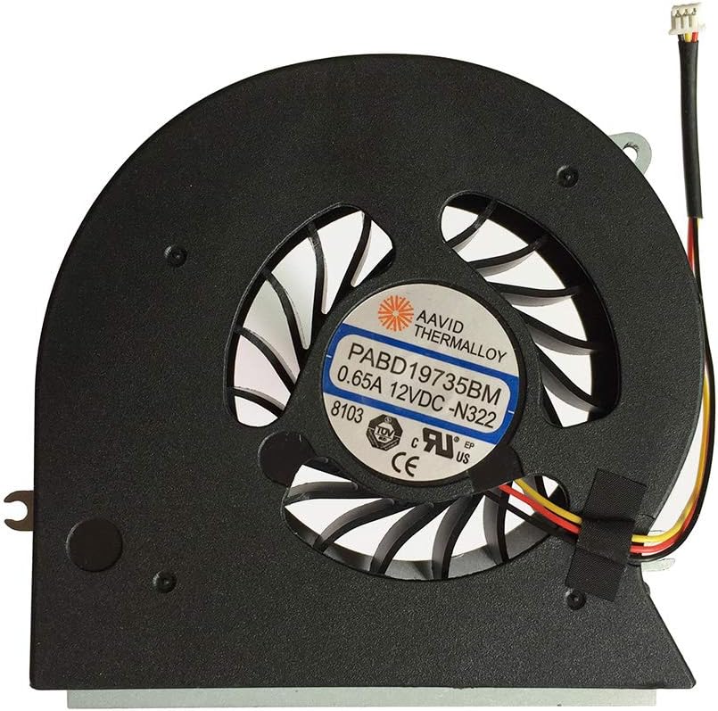 New Laptop CPU Cooling Fan Cooler for MSI GT72 GT72S GT72VR GT62VR MS-17 MS-1781 MS-1782 MS-17 Series, 3-pin