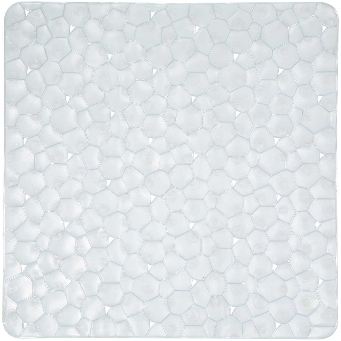 Spirella 10.13517 Bionic Clear Plastic Bath Mat 55 x 55 cm Transparent