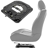 Seat Swivel Base,360&deg; Rotating Heavy Duty Steel Plate Swivel Seat Base | 4 Locking Points|286.6LBS Load Capacity Universal Steel Swivel Mount Sitz Drehbare Basis for Car Van RV Camper Truck Bus