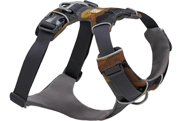 Ruffwear, Front Range Dog Harness, Reflective and Padded, No Pull Harness for Training and Everyday, Moonlight Mountains, Lar