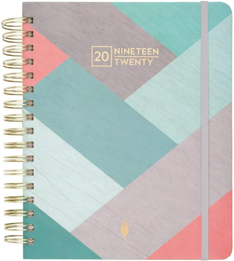 inkWELL Press 2019-2020 Academic Year Weekly & Monthly Planner, Medium, 7" x 9", Classic liveWELL Planner, Multicolor (IP621C-805A)