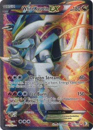 Pokemon - White Kyurem-EX (146/149) - BW - Boundaries Crossed - Holo