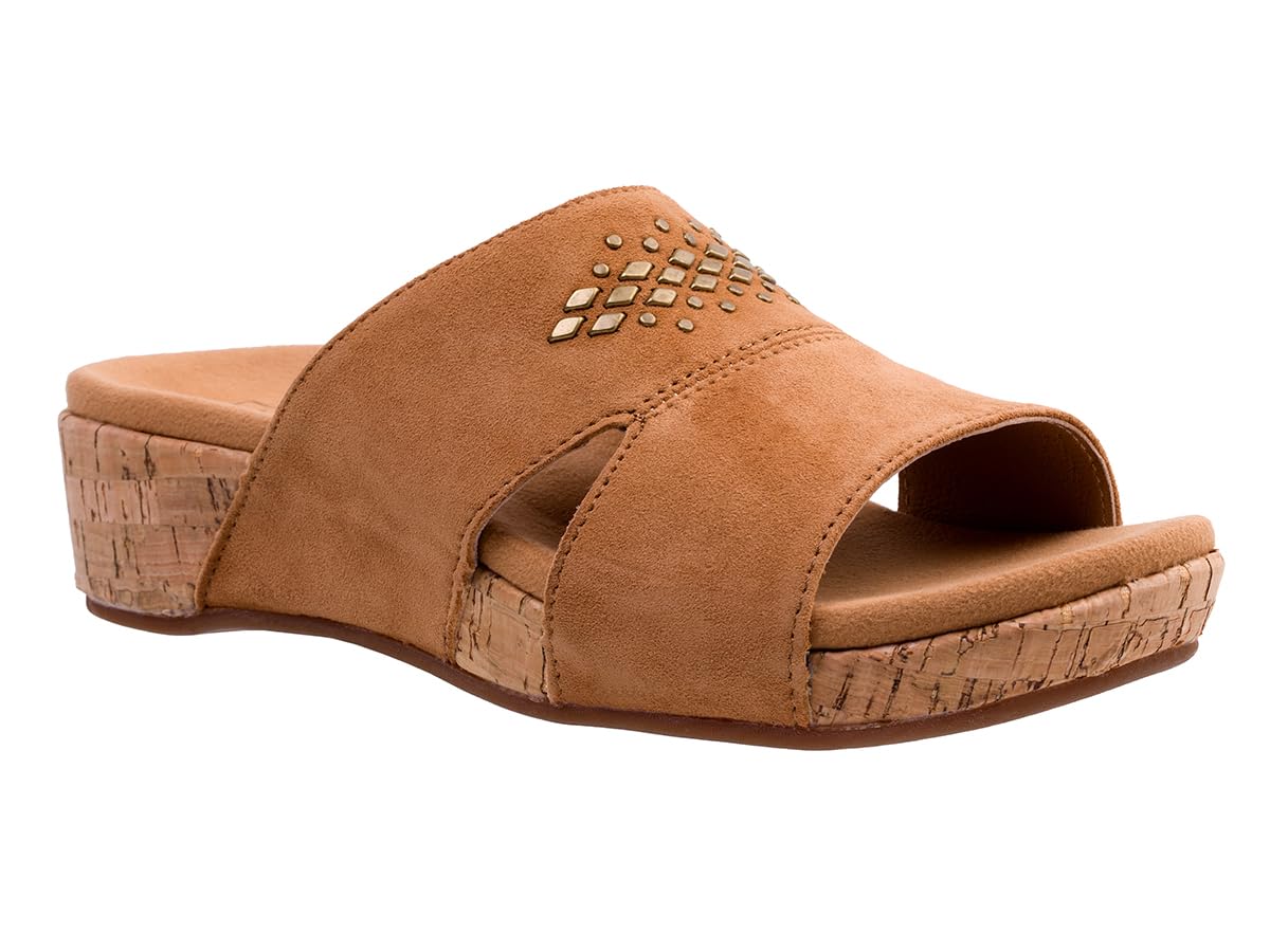 Photo 1 of Spenco Women's Passport Wedge Sandal, Coral Cloud, 9.5 Wide